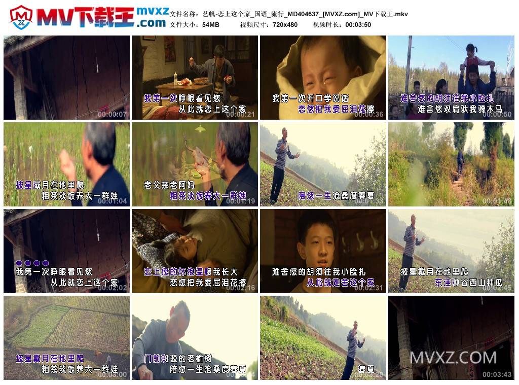 艺帆-恋上这个家_国语_流行_MD404637